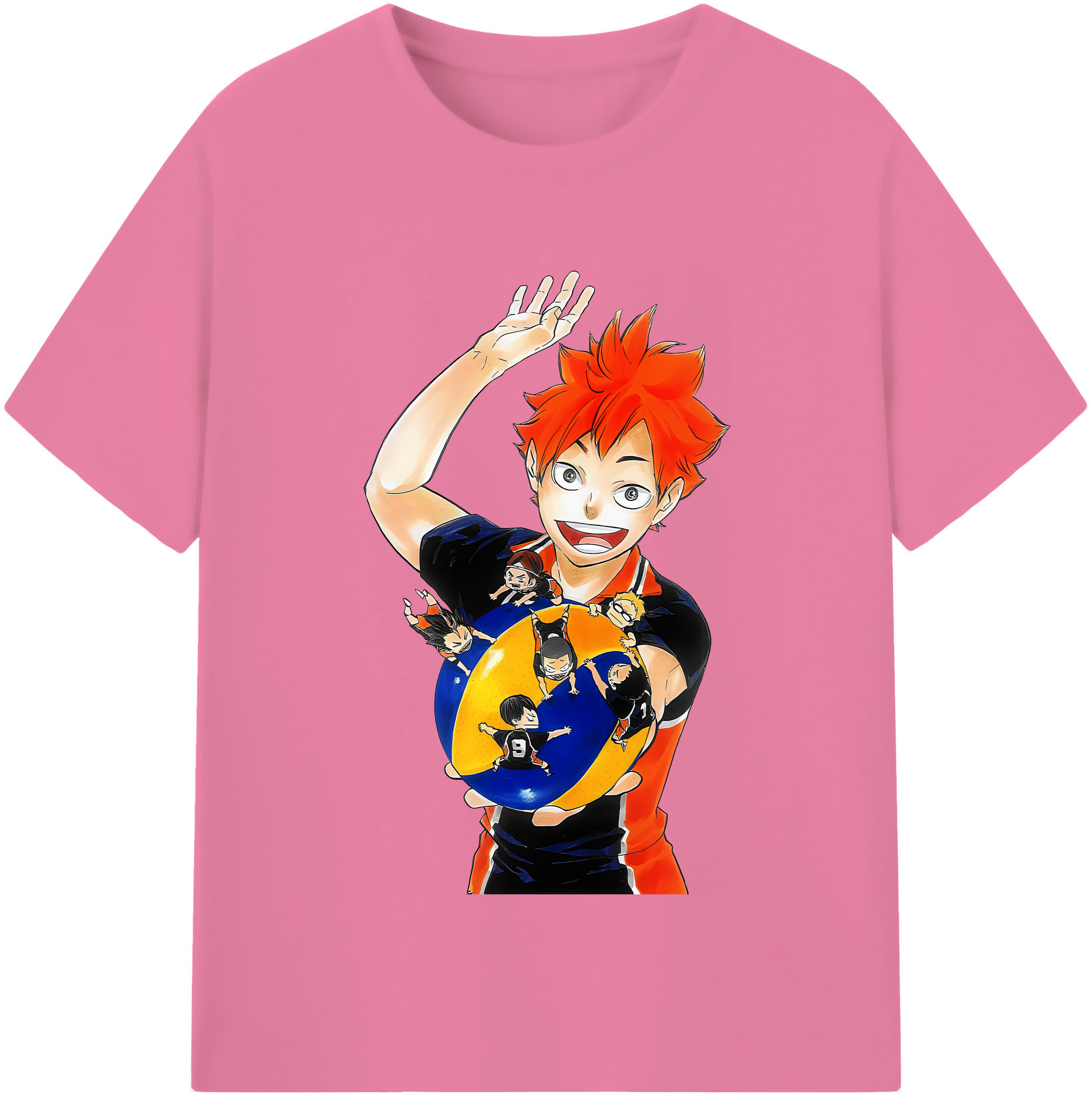 （画像用） ハイキュー!! Haikyu!! 綿100％半袖Tシャツ（フロントプリント）